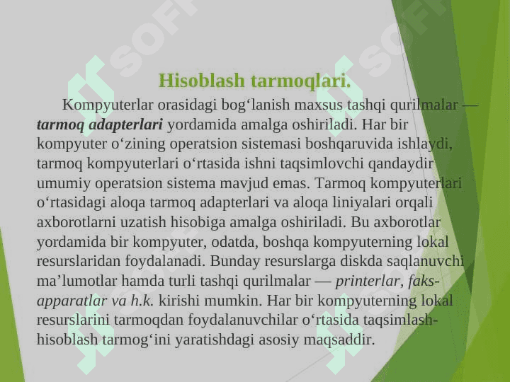 Axborot - hisoblash tizimlari 5