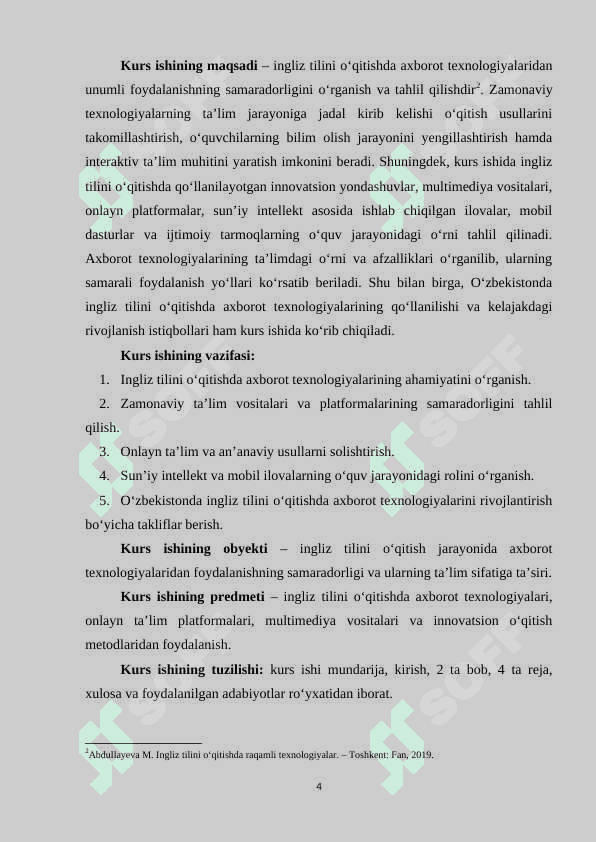INGLIZ TILINI OʻQITISHDA AXBOROT TEXNOLOGIYALARIDAN UNUMLI FOYDALANISH 3