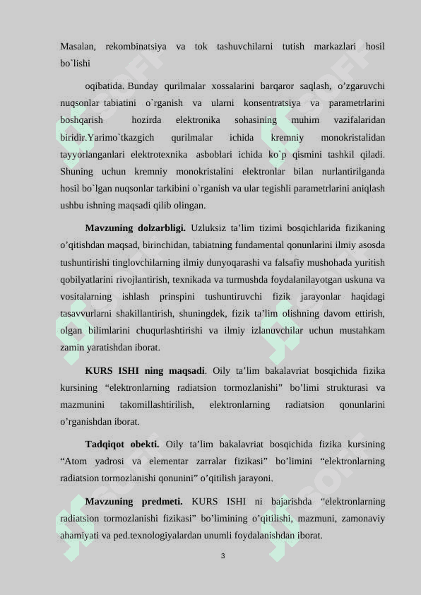 ELEKTRONLARNING RADIATSION TORMOZLANISHI 3