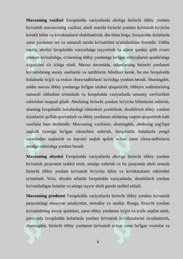 Favqulodda vaziyatlarda aholiga birinchi tibbiy yordam tashkil etish K.docx 8