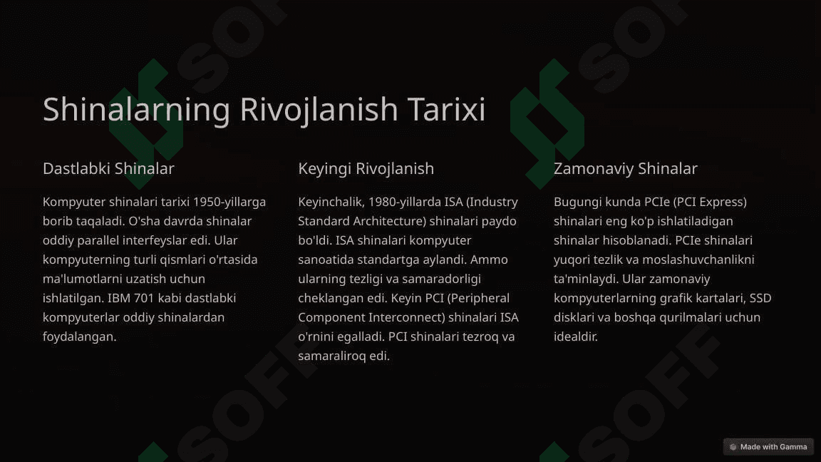 Zamonaviy Kompyuterlar Shinalari 3