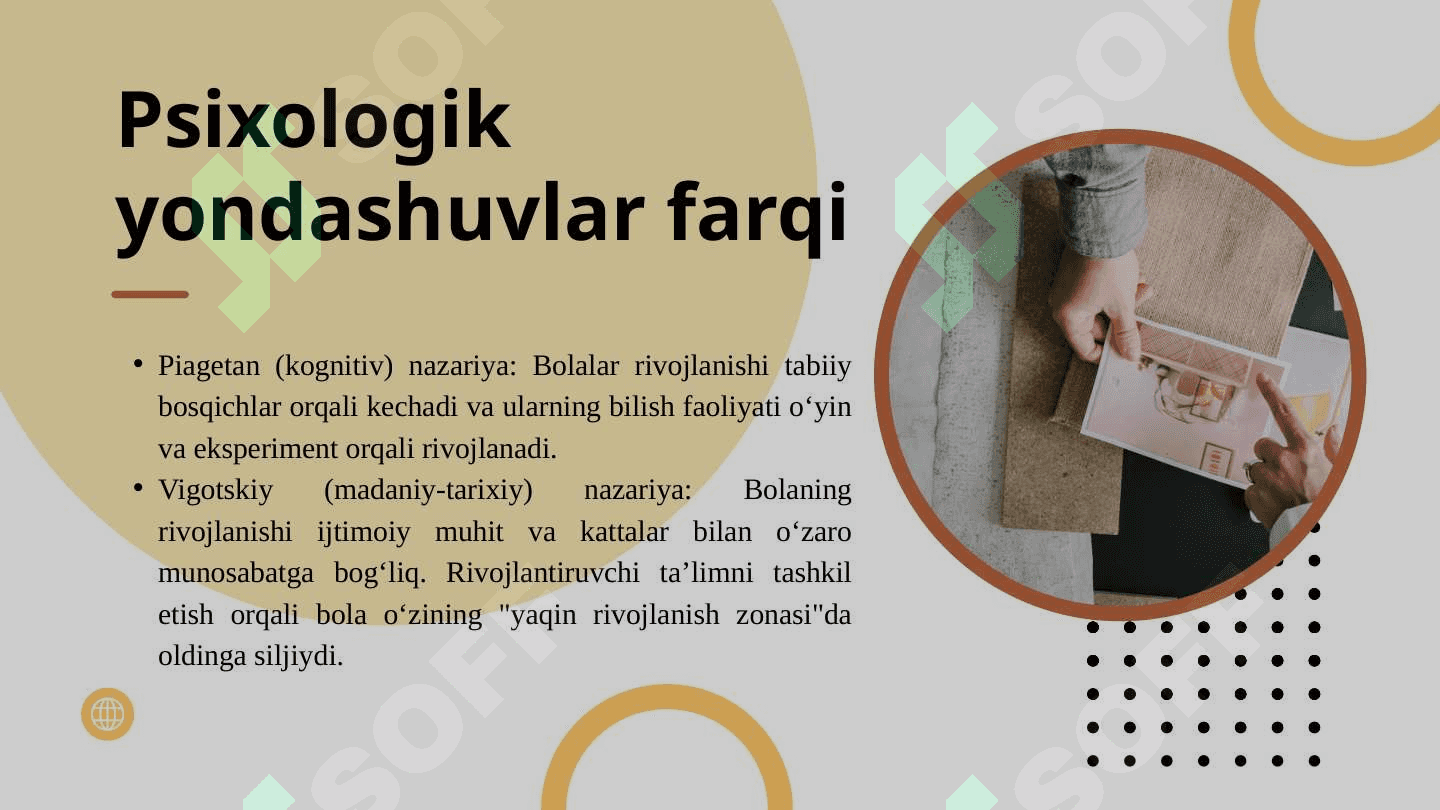 Maktabgacha yoshdagi bolalar bilan olib boriladigan rivojlantiruvchi ishlar muammosi qarashlaridagi farqlar 4