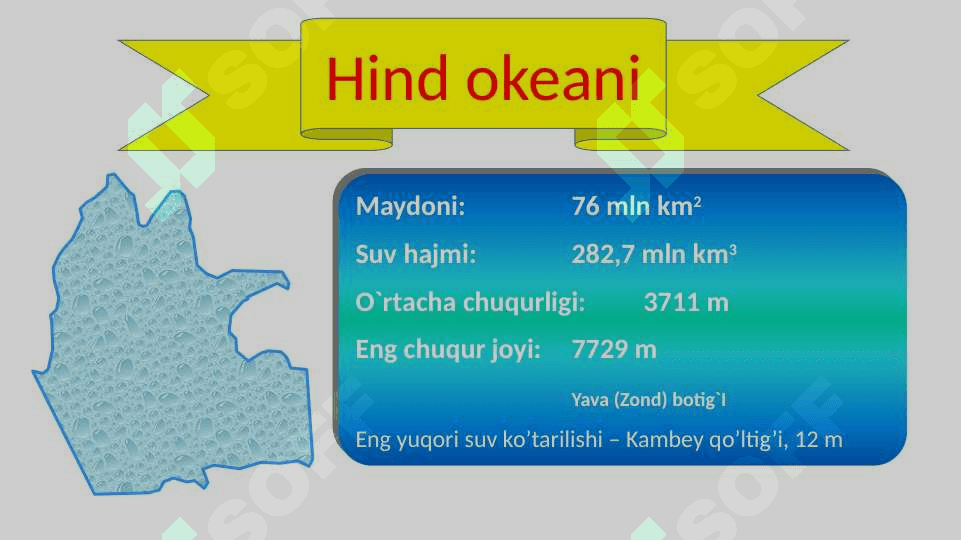 Dunyo okeani tubi relefi 4