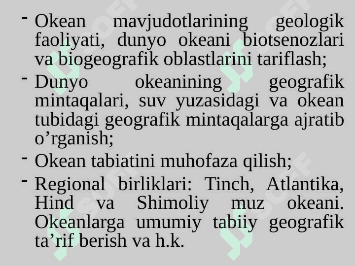 Okeanlar tabiiy geografiyasi 3