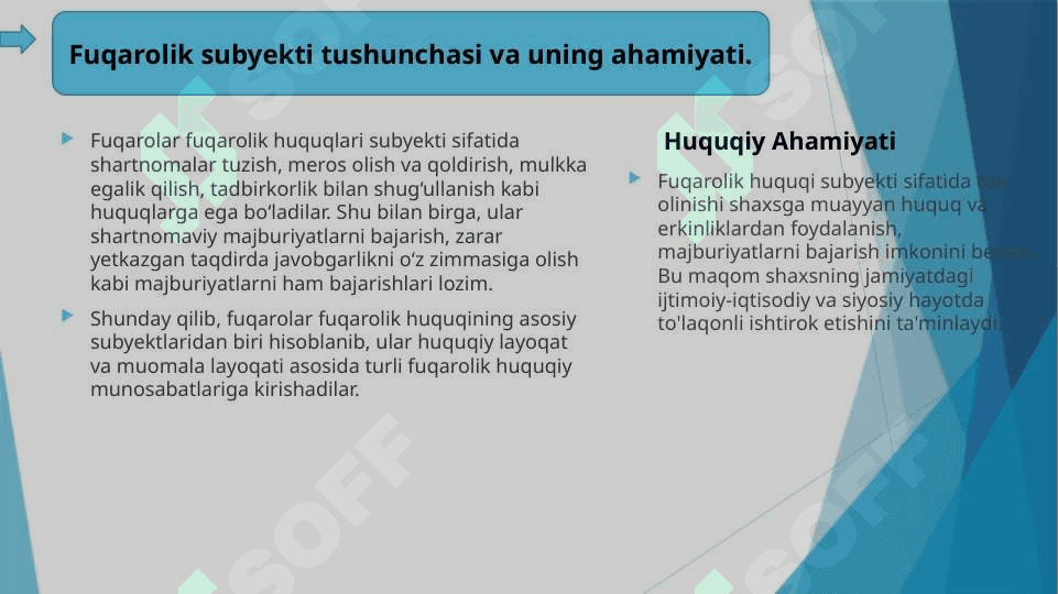 Fuqarolik huquqining subyekti sifatida fuqarolar 5