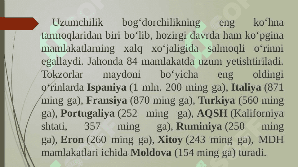 Uzumchilik mahsulotlarini yetishtirish 4