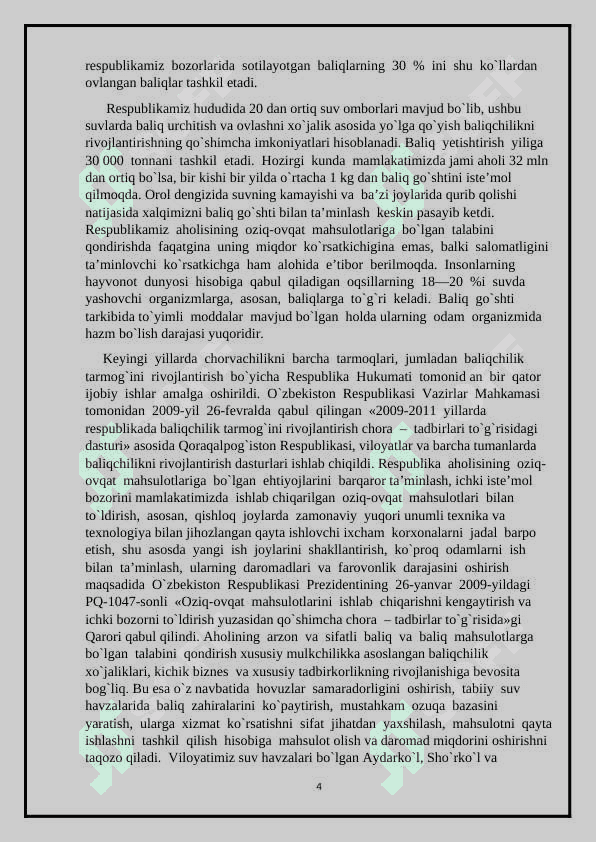 O`zbekiston suv havzalarida ovlanadigan baliqlar 4