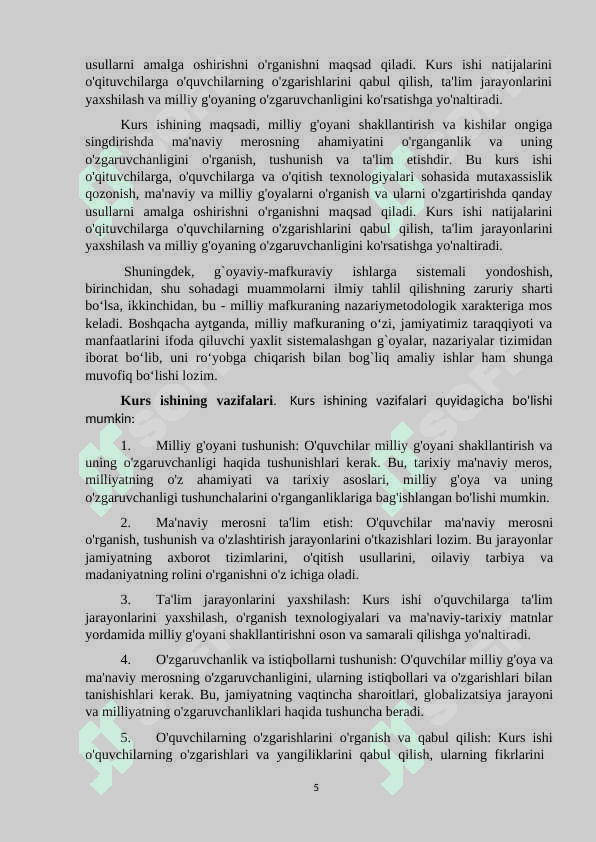 Milliy g'oyani shakllantirish va kishilar ongiga singdirishda ma'naviy merosni ahamiyati 5