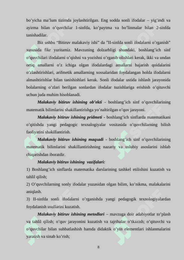 IV sinfda matnli masalalar ustida ishlash 7