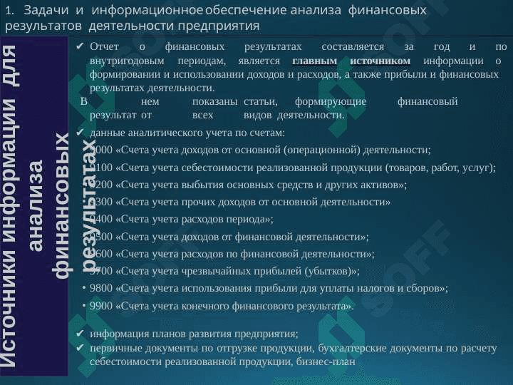 АНАЛИЗ ФИНАНСОВЫХ  РЕЗУЛЬТАТОВ  ДЕЯТЕЛЬНОСТИ  ПРЕДПРИЯТИЯ 6