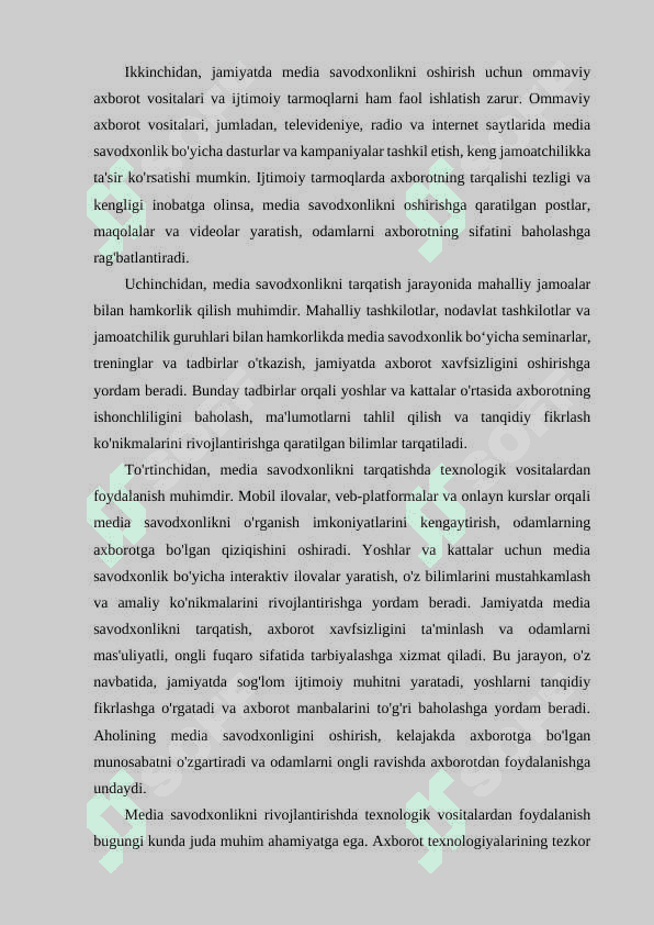 Medialarning ijtimoiy mazmuni 4