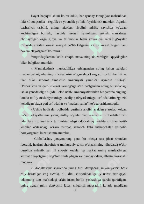 MADANIY JARAYONLARNING GLOBALLAHUVI SHAROITIDA TA’LIM TIZIM OLDIDAGI VAZIFALAR 4