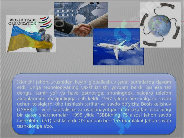Jahon iqtisodiyoti globallashuvining xalqaro moliya tizimiga ta’siri 4