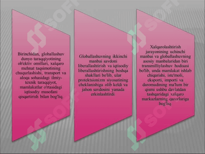 Jahon iqtisodiyoti globallashuvining xalqaro moliya tizimiga ta’siri 7