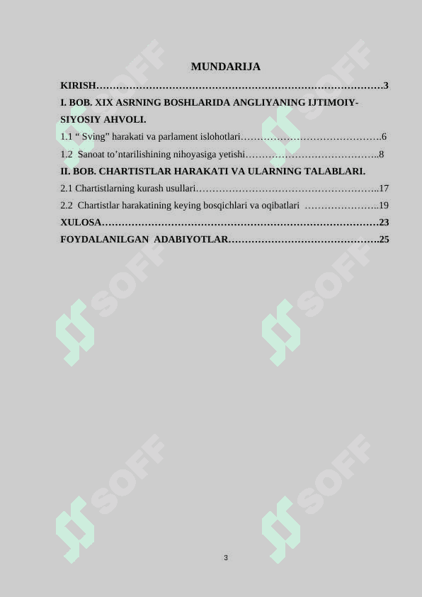 ANGLIYADA CHARTISTLAR HARAKATI 2
