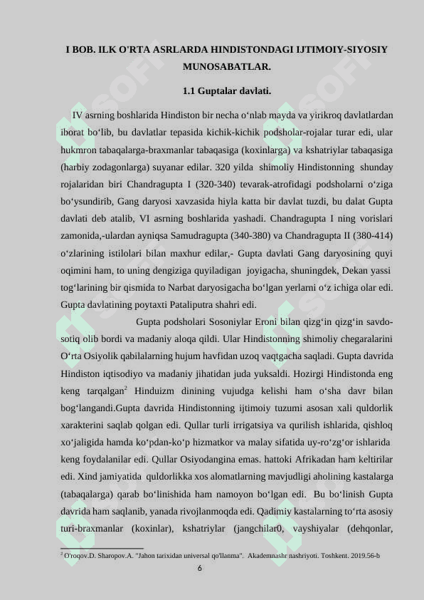 ILK O’RTA ASRLARDA HINDISTON MADANIYATI 6