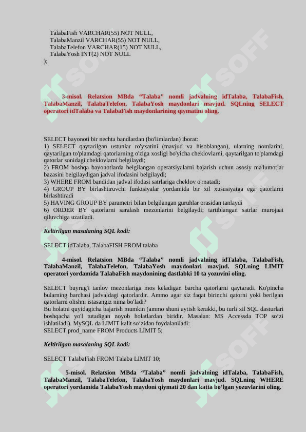 MBT fanidan amaliy mashg’ulot misollari yechish uchun namunalar.docx 2