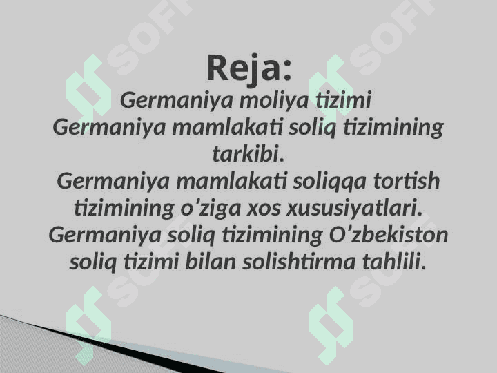 GERMANIYA MOLIYA VA SOLIQ TIZIMI 3