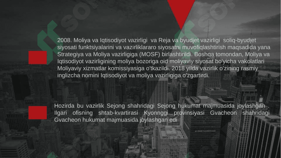 JANUBIY KOREYANING MOLIYA VA SOLIQ TIZIMI 8