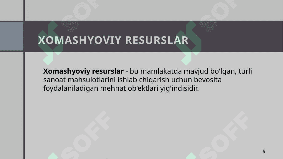 Mehmonxonalarda moddiy resurslar tahlili 5