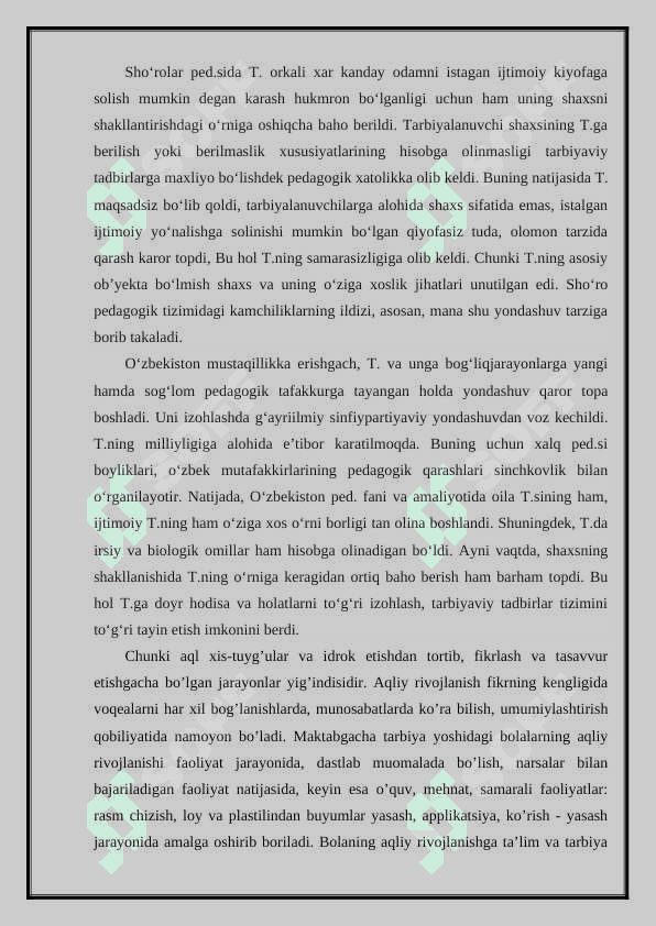TARBIYA TURLARI VA ULARNING SHAXS KAMOLOTIGA TA’SIRI. 4