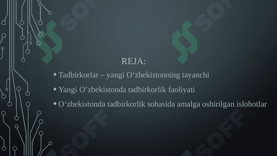 O’zbekistonda tadbirkorlikni rivojlantirish an’analarining shakllanishi 3