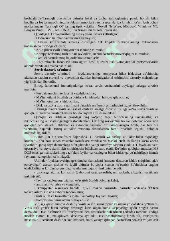 Iqtisоdiyotda fоydalaniladigan dasturiy maхsulоtlar 2