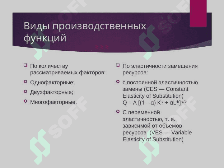 теория производства 8