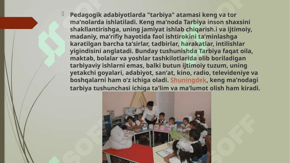 Tarbiya jarayoning mohiyati tarbiya tamoyillari va metodlari 4