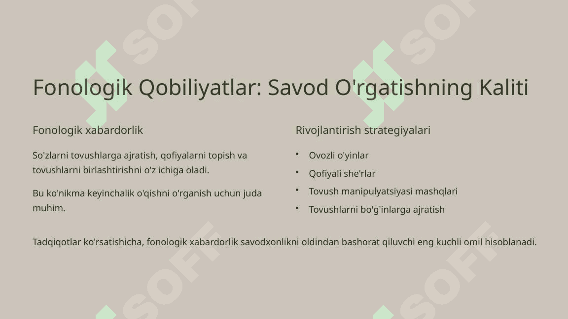 Bolalarning Savod O'rgatish Jarayoniga Tayyorgarligini O'rganish 4