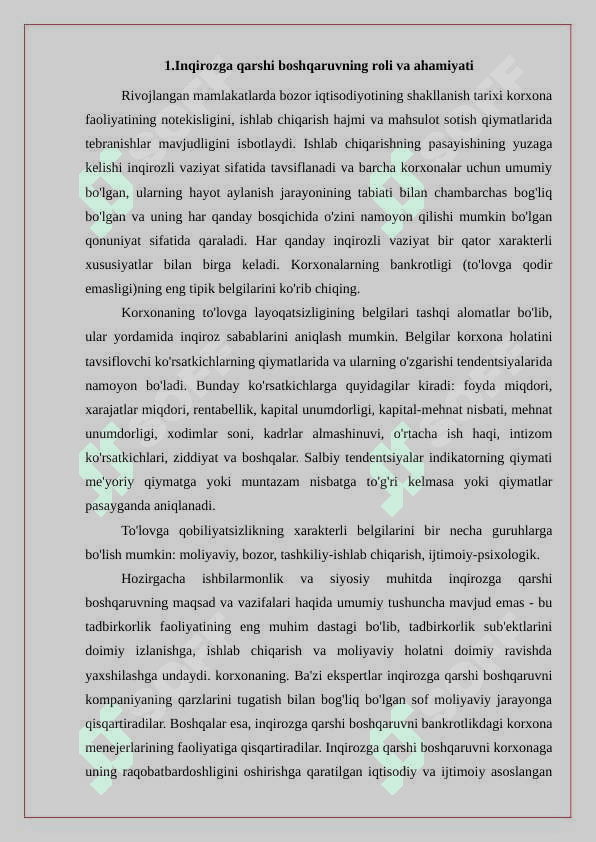 SANOAT INQIROZIGA QARSHI BOSHQARUV 6