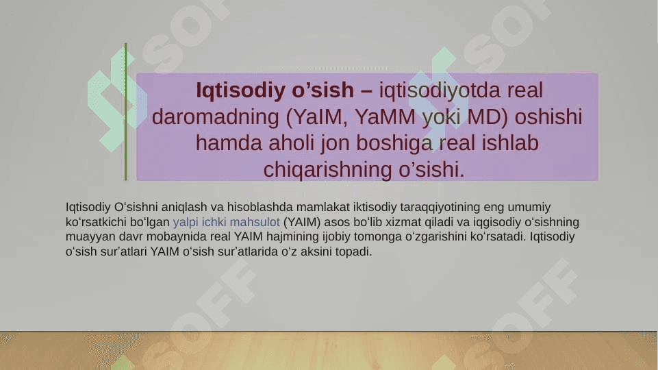 Iqtisodiy o’sishning neoklassik modeli 3