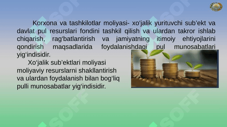 Korxonalar moliyasi 2