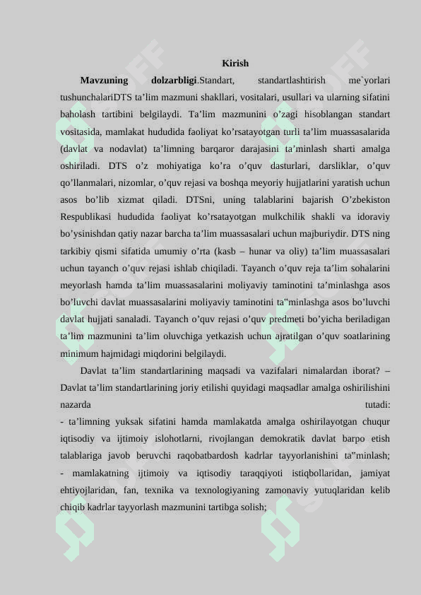 Davlat standartining tarkibiy qismlari( 802VM 22.12.20) 2