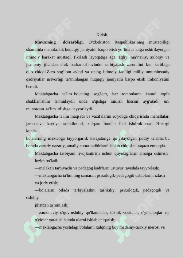 Bolani maktab ta'limiga tayyorlashga ta’sir etuvchi omillar 3