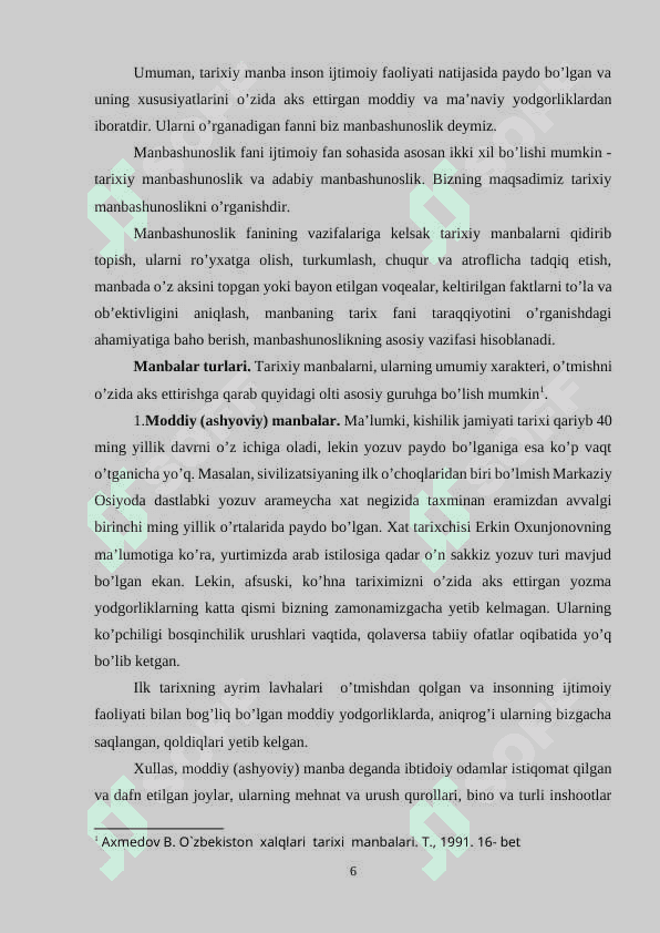 TARIXIY MANBALAR BILAN ISHLASH USULLARI. 6