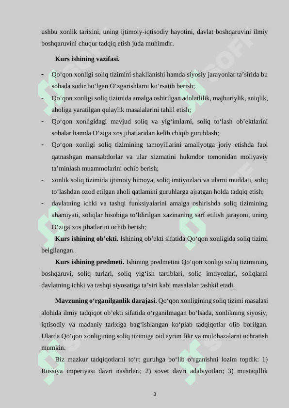 Qo’qon xonligida soliq tizimi 3