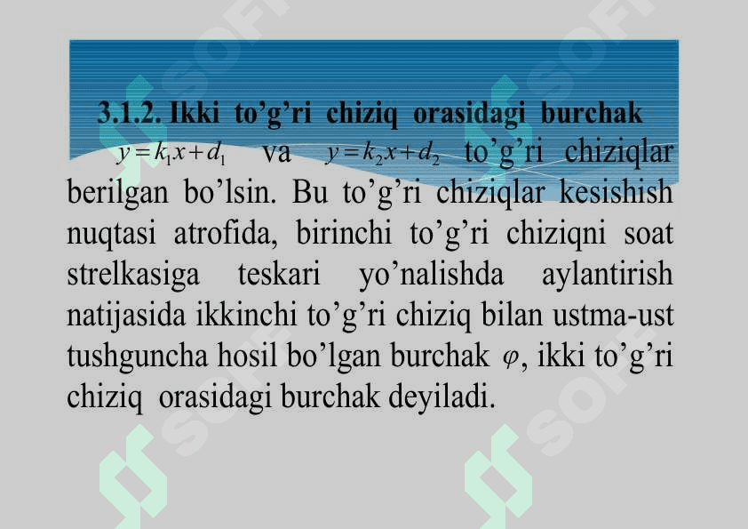 Analitik geometriya Taqdimot 6