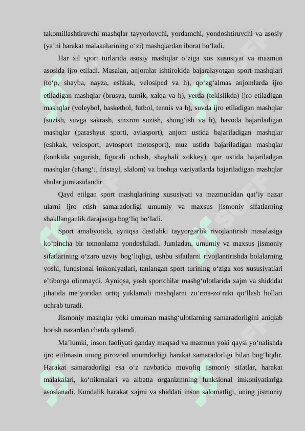 VOLEYBOL BO’YICHA  SPORT TO’GARAK  MASHG’ULOTLARINI TASHKIL  ETISH VA O’TKAZISH USULLARI 4