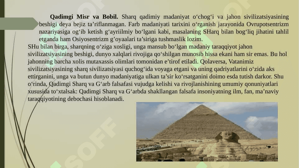 Falsafaning mohiyatiga oid sharq va gʻarb mutafakkirlari tariflarini tasniflash t.pptx 3