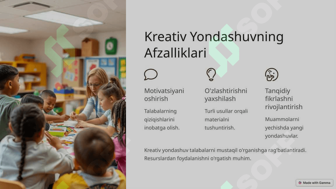 Differensial va Individual Jarayonga Kreativ Yondashuv 4