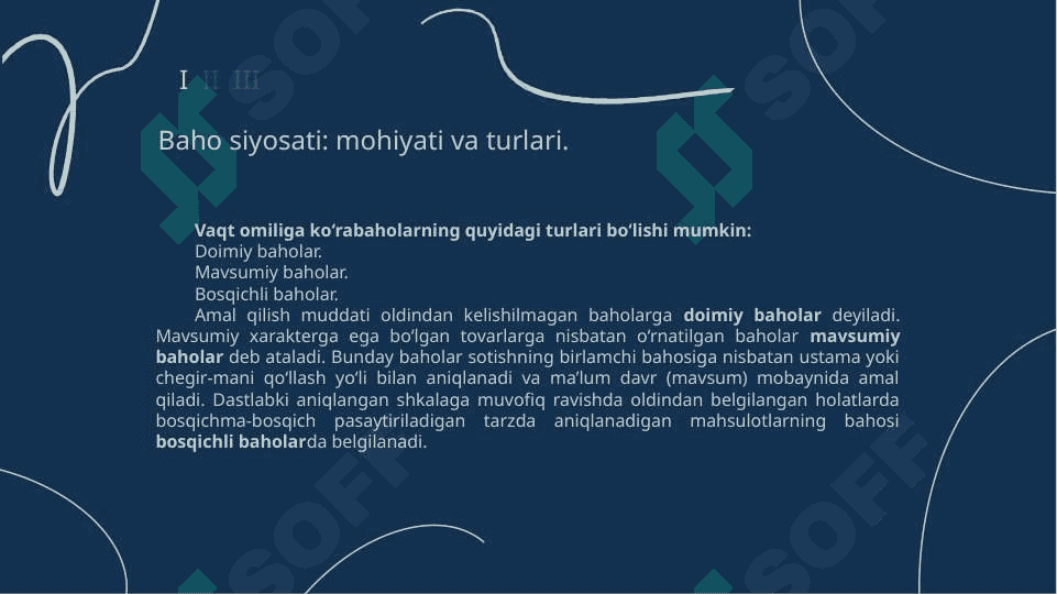 Xo'jalik yurutuvchi sub'ektlarni baho siyosati 8