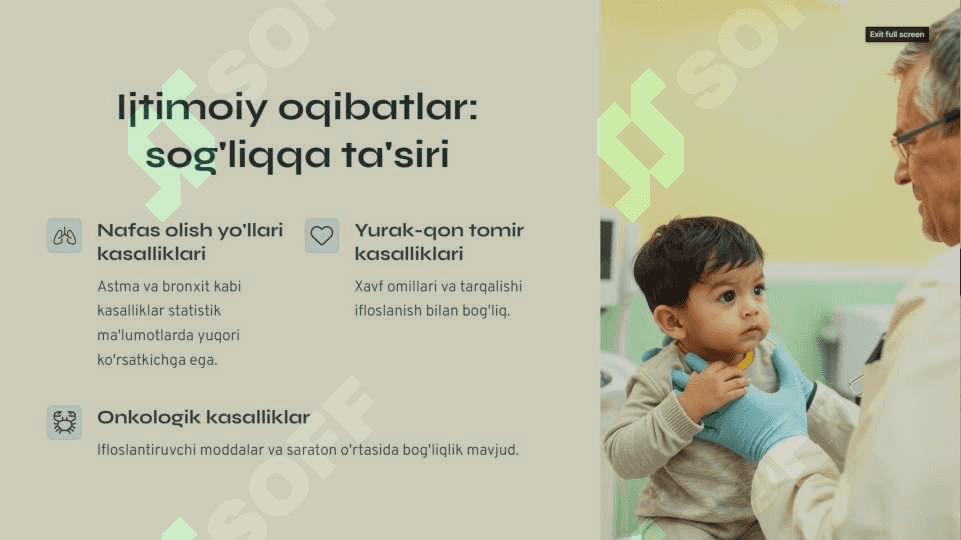 Atmosfera havosining ifloslanishi ijtimoiy - iqtisodiy oqibatlar va yechimlar 3