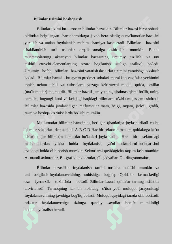 BILIMLAR TIZIMI 5
