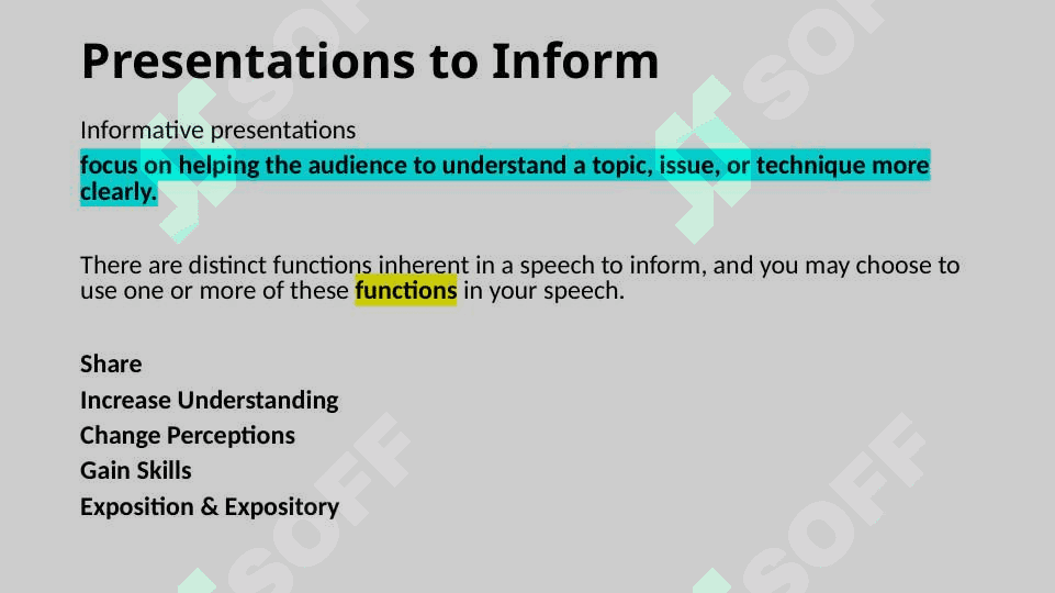Presentations to Inform & Persuade  Business Presentations in Action 2