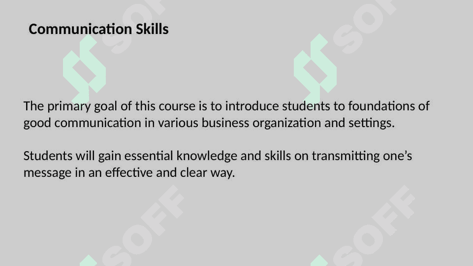 Communication Skills 3