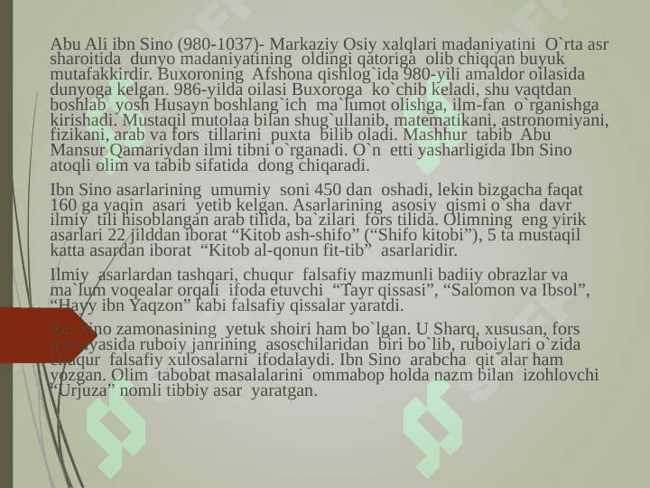 IX-XII ASRLARDA FORS TOJIK VA ARAB ADABIYOTI 8
