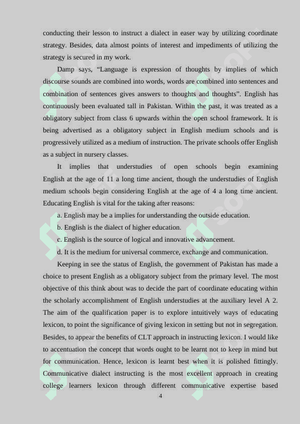ADVANTAGES OF THE INTEGRATED - SKILL APPROACH 3