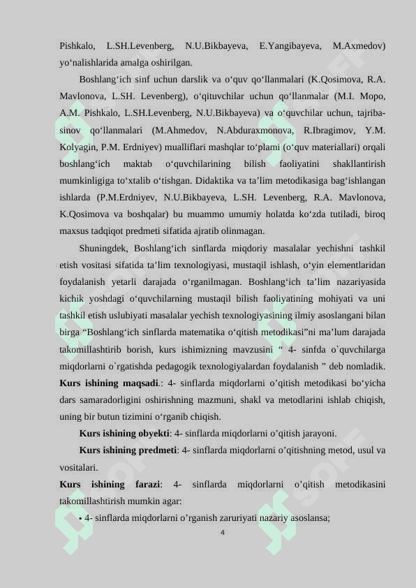 BOSHLANG’ICH SINF O’QUVCHILARIGA MIQDORLARNI O’RGATISHNING O’ZIGA XOS XUSUSIYATLARI 3
