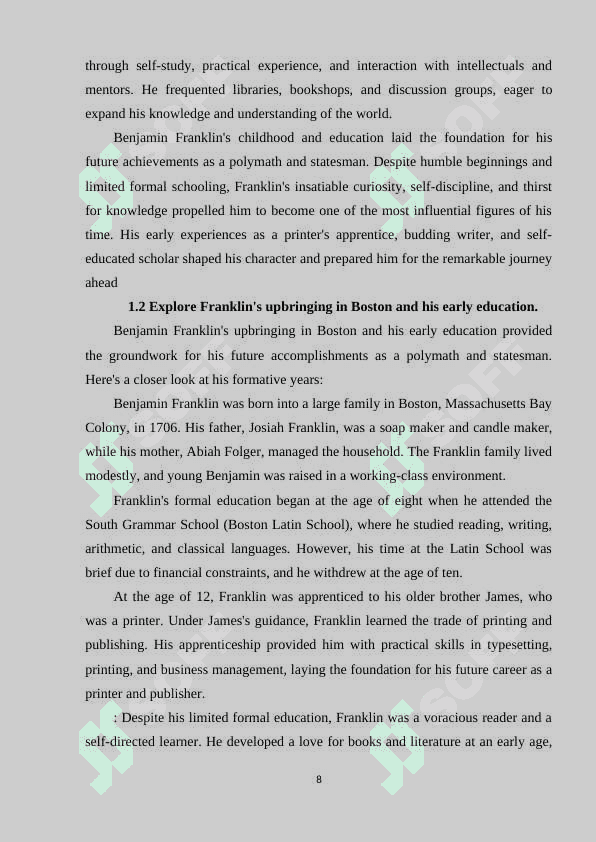 BENJAMIN FRANKLIN IS A GREAT AMERICAN THINKER ENCYCLOPEDIC SCIENTIST 7